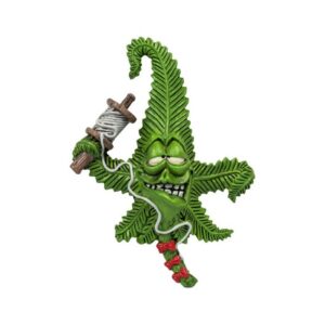 Magnet gumijast list konoplje Cannabuds 'High as a kite'