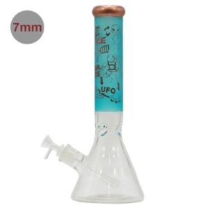 Pipa bong 'UFO Beaker' Turkizno/zlata