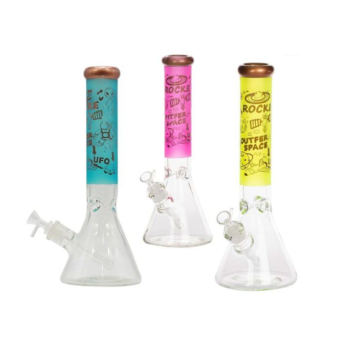 3 x Pipa bong 'UFO Beaker' Set