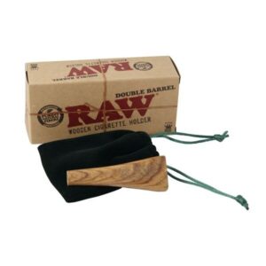 RAW Wooden Double Barrel Cig Holder K.S.