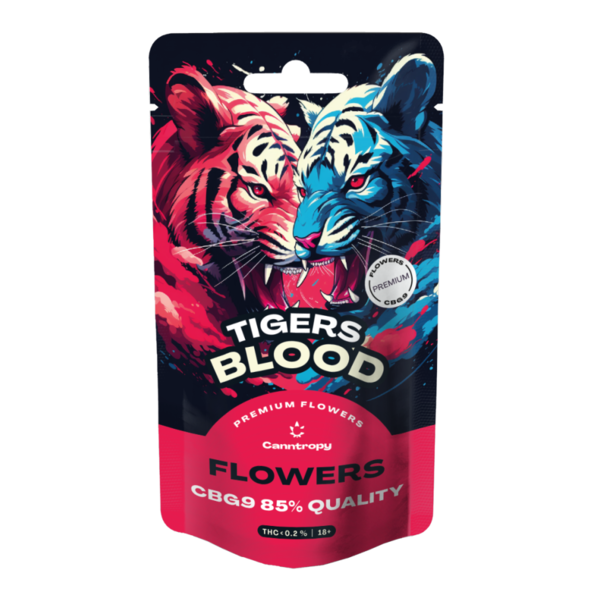 Vršički konoplje Tigers Blood CBG9 1g