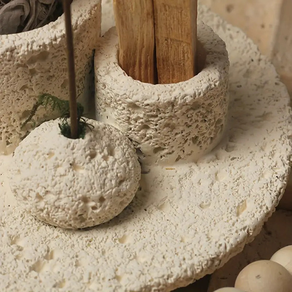 Keramično držalo za kadila Cream - slika 3