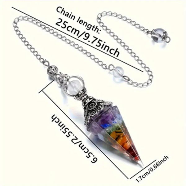 Nihalo / Pendulum 7 Chakras Tree of Life - slika 3