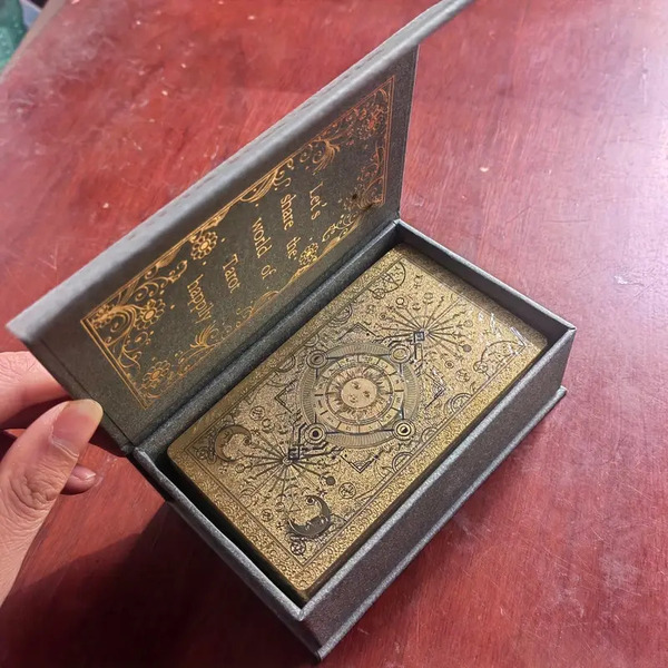 TAROT Gold foil 'The Fool' Grey Box - slika 9