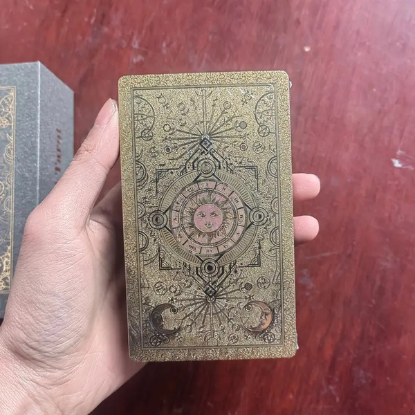 TAROT Gold foil 'The Fool' Grey Box - slika 7