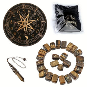 RUNE Tiger Eye Stone Set