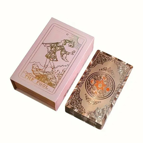 TAROT Gold foil ‘The Fool’ Pink Box - slika 7
