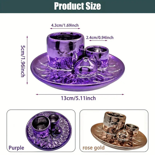 Keramično držalo za kadila Viola - slika 3