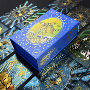 TAROT Gold foil ‘The Fool’ Blue Box