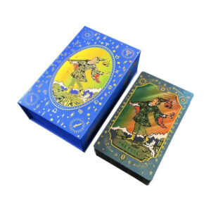 Alternative view of TAROT Gold foil ‘The Fool’ Blue Box