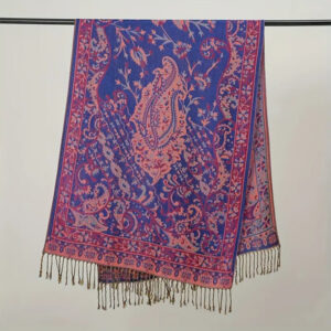 Alternative view of Ruta / Šal Parsley Blue Cobalt #2 Scarf