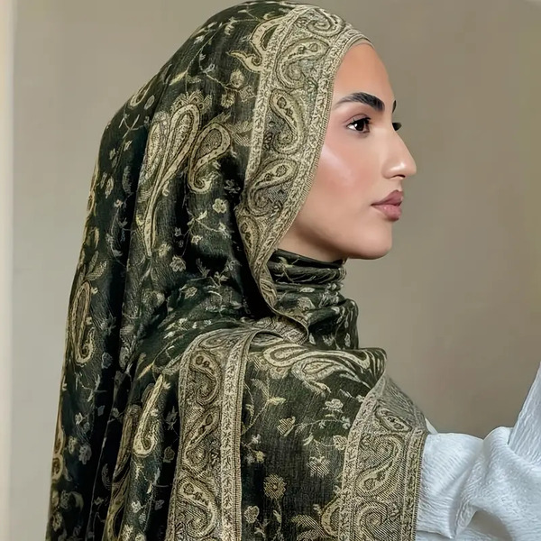 Ruta / Šal Parsley Green Forest Scarf - slika 7