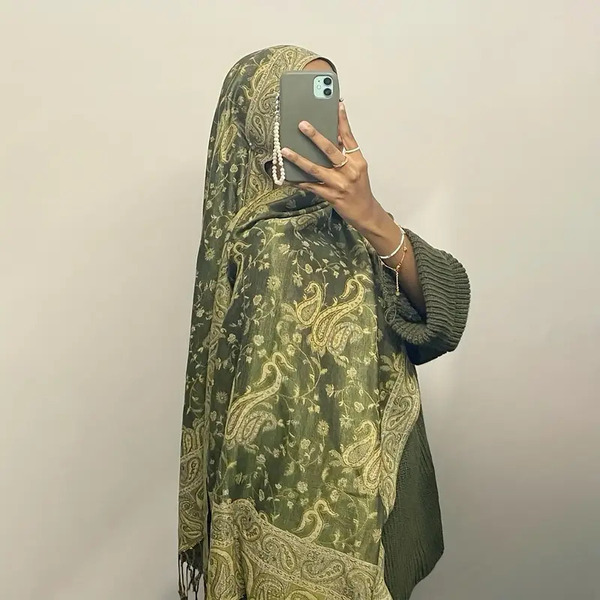 Ruta / Šal Parsley Green Forest Scarf - slika 6