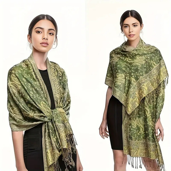 Ruta / Šal Parsley Green Forest Scarf - slika 2