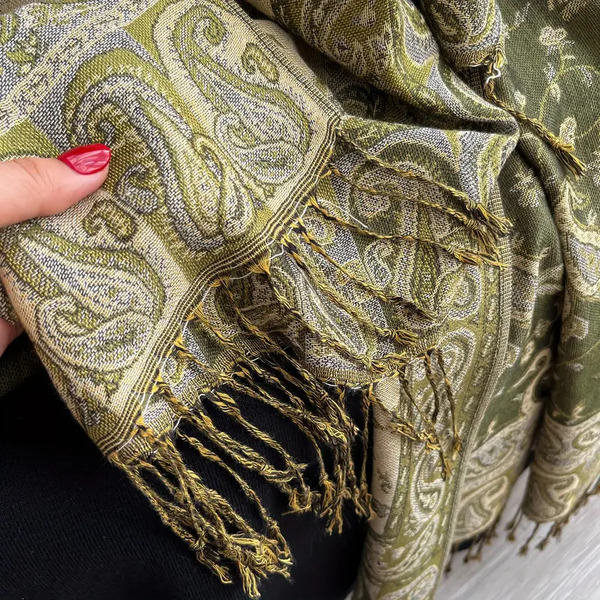 Ruta / Šal Parsley Green Forest Scarf - slika 4