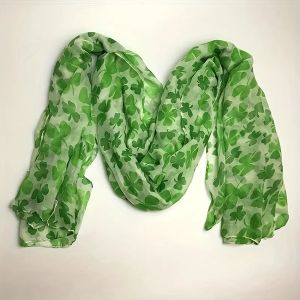 Ruta / Šal / St. Patrick's scarf - detelja - slika 3