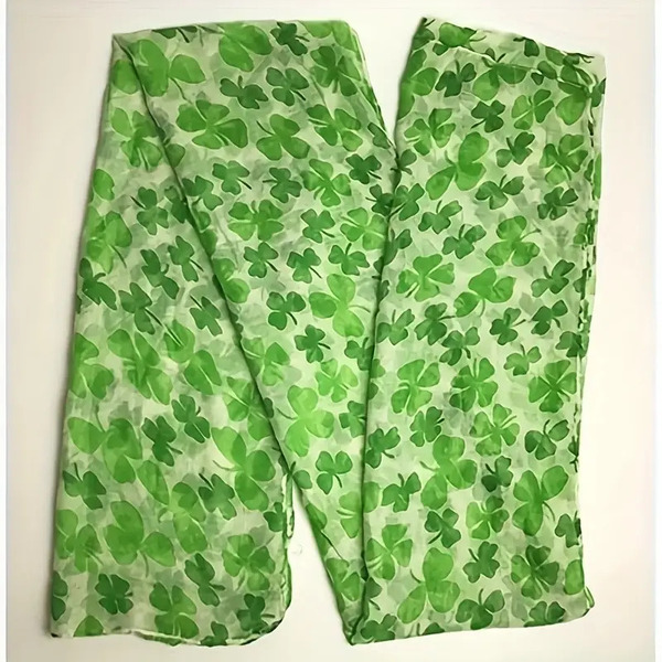 Ruta / Šal / St. Patrick's scarf - detelja - slika 2