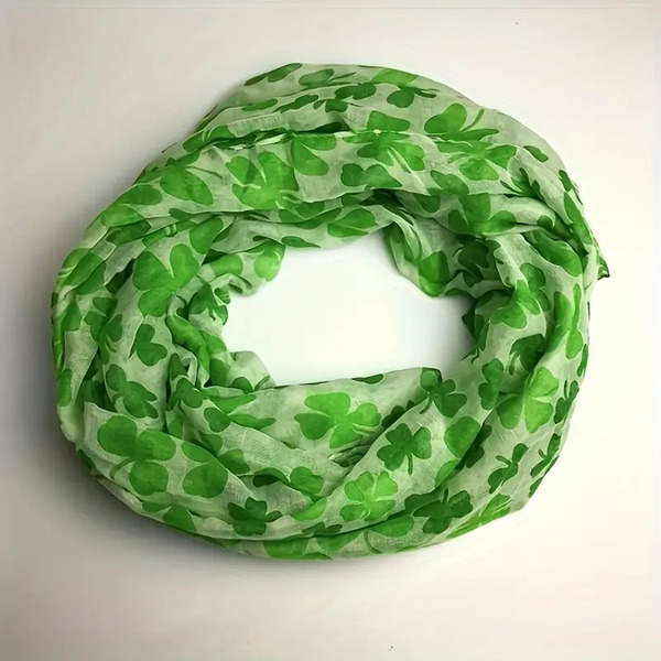 Ruta / Šal / St. Patrick's scarf - detelja - slika 4