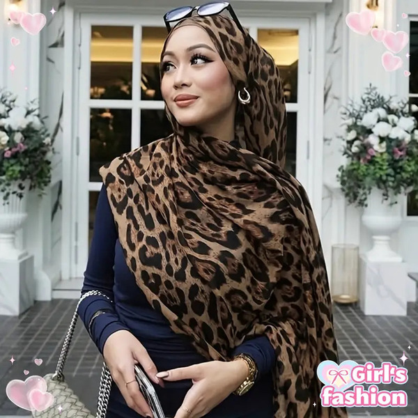 Ruta / Šal Leopard #1 Natural Scarf - slika 5