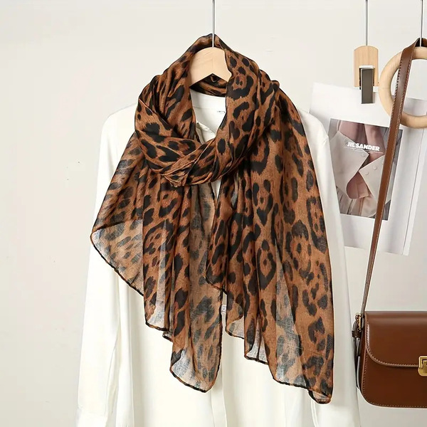 Ruta / Šal Leopard #1 Natural Scarf