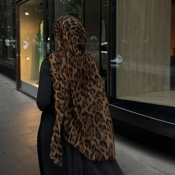Ruta / Šal Leopard #1 Natural Scarf - slika 7