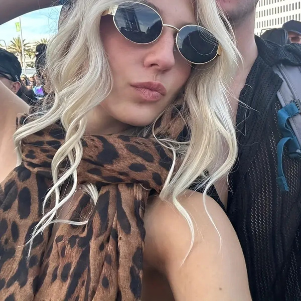 Ruta / Šal Leopard #1 Natural Scarf - slika 8