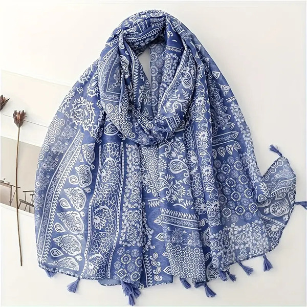 Ruta / Šal Boho Blue Scarf - slika 2