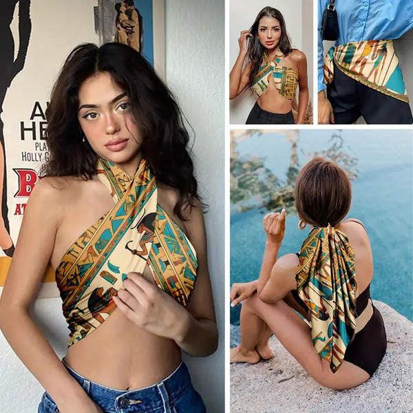 Ruta / Šal Egypt hieroglyph Scarf - slika 4