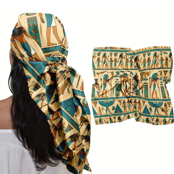 Ruta / Šal Egypt hieroglyph Scarf