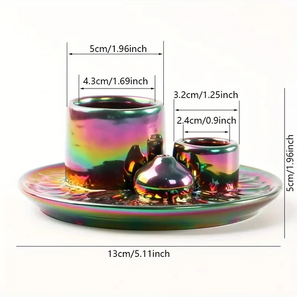 Keramično držalo za kadila Rainbow - slika 2