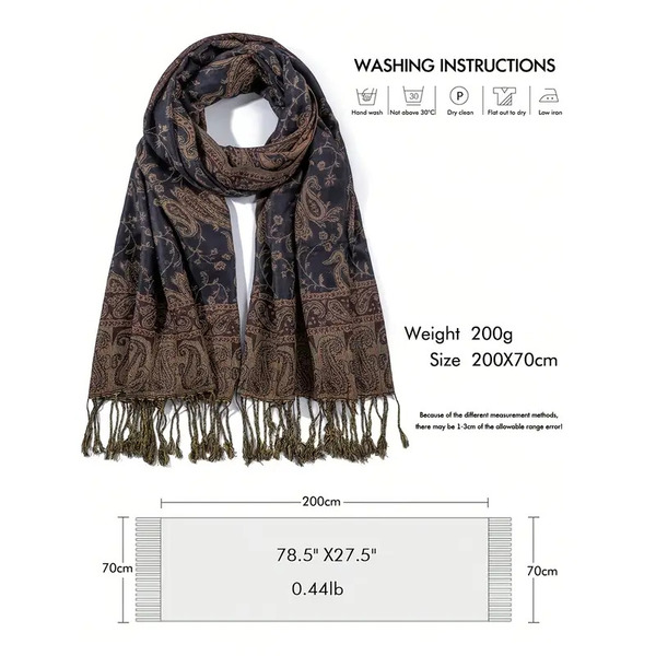 Ruta / Šal Parsley Sky Blue Scarf - slika 5