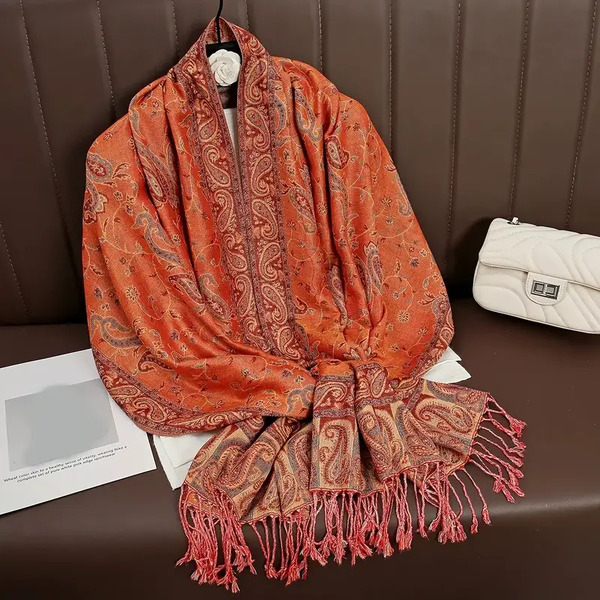 Ruta / Šal Parsley Orange Mandarina Scarf