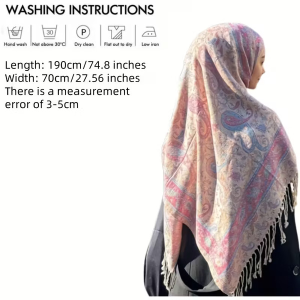 Ruta / Šal Parsley White Pink Scarf - slika 5