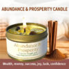 Sveča Abundance and prosperity za Uspeh