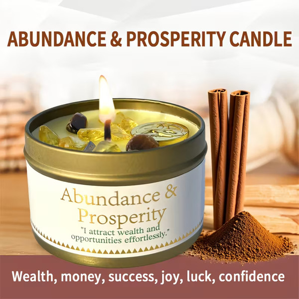Sveča Abundance and prosperity za Uspeh