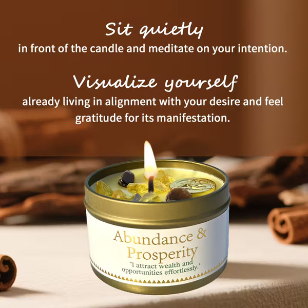 Sveča Abundance and prosperity za Uspeh - slika 3
