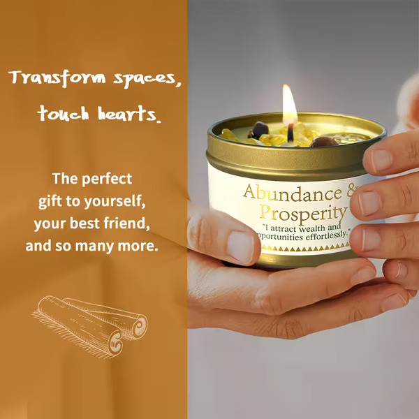 Sveča Abundance and prosperity za Uspeh - slika 4