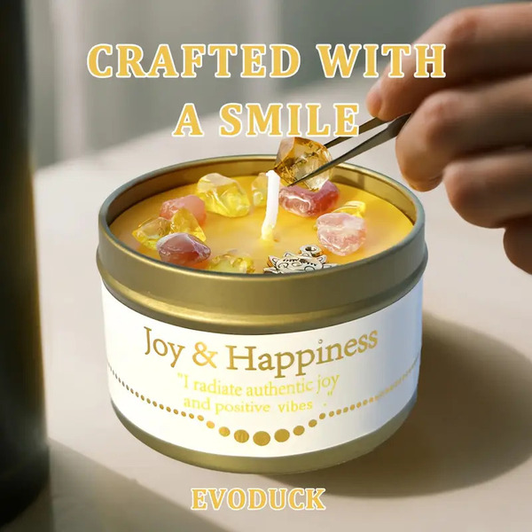 Sveča Joy and happiness za Veselje - slika 4
