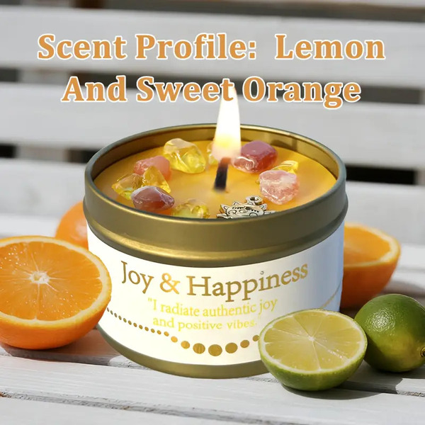 Sveča Joy and happiness za Veselje - slika 8