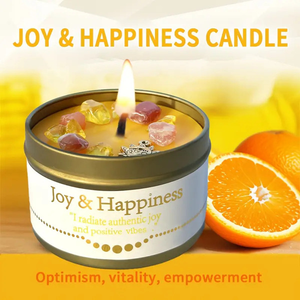 Sveča Joy and happiness za Veselje