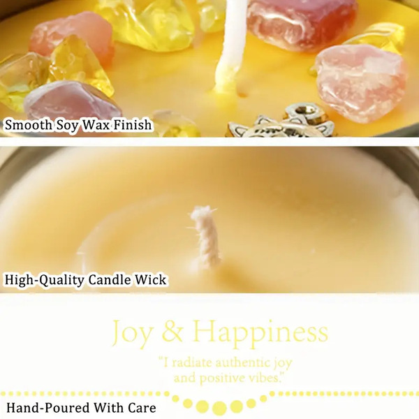 Sveča Joy and happiness za Veselje - slika 9