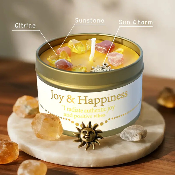Sveča Joy and happiness za Veselje - slika 10