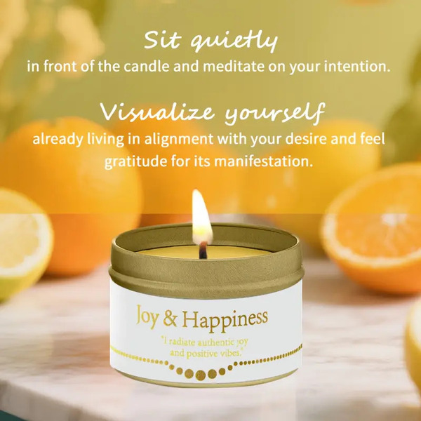 Sveča Joy and happiness za Veselje - slika 11