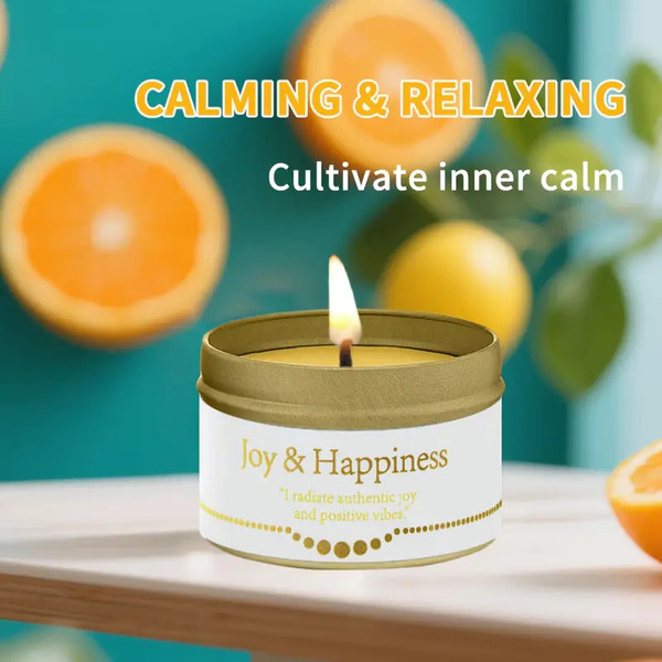 Sveča Joy and happiness za Veselje - slika 6