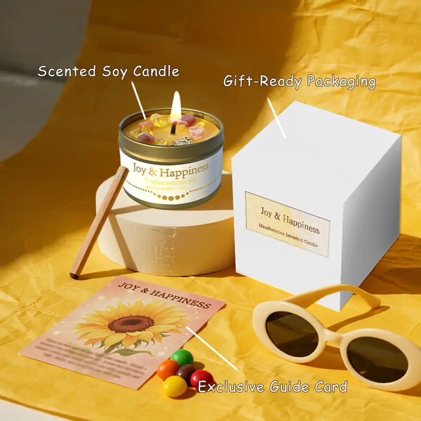 Sveča Joy and happiness za Veselje - slika 17