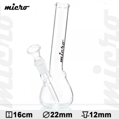 Pipa steklena 'Micro' Bong 16cm