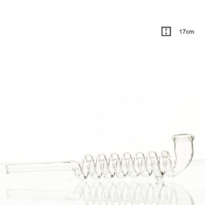 Pipa steklena 'Spiral' 17cm