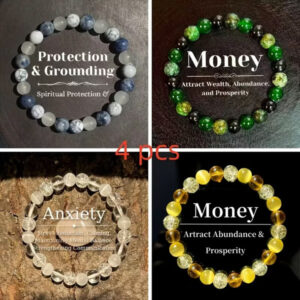 4 x Mix #4 Zapestnica iz kristalov