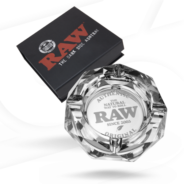 Raw Darkside Prism Glass Ashtray / Pepelnik - slika 3