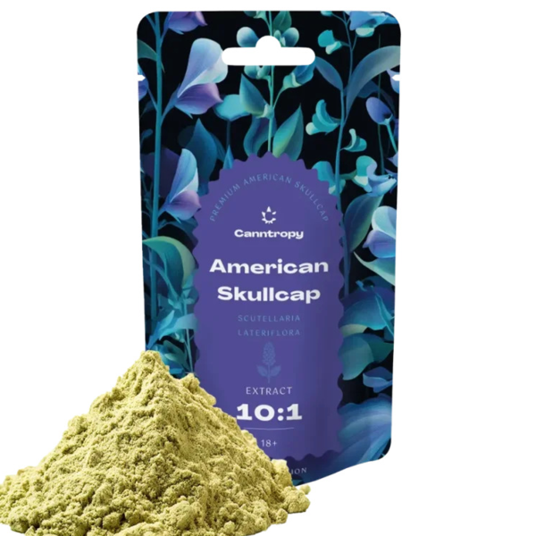 Ameriška skullcap (Scutellaria lateriflora) izvleček 10% 10g